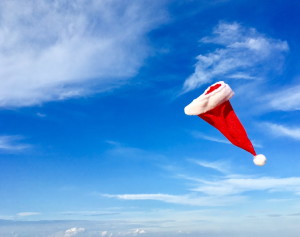 Santa Hat in wind - reduced