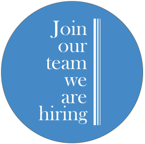 Join our team we are hiring blue